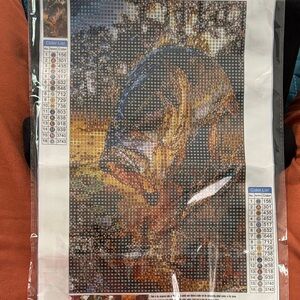 44-8. Colorful Fish Diamond Painting Kit